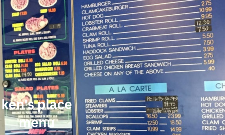 ken's place menu